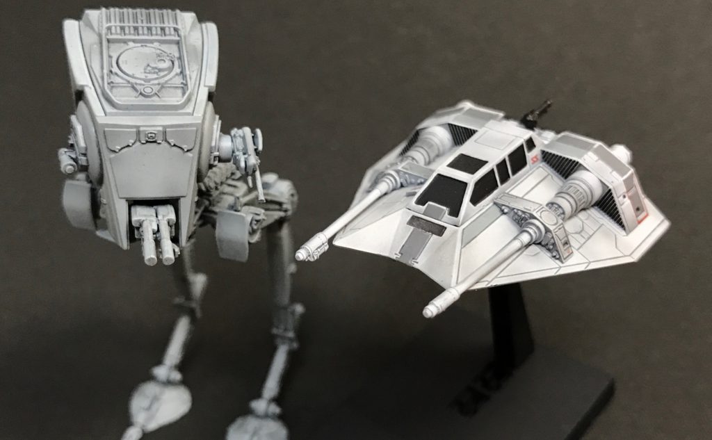 バンダイ ビークルモデル 008 AT-ST & スノースピーダー
