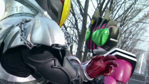 仮面ライダーキバと仮面ライダーディケイド