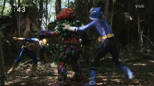 オイノガレ VS シンケンゴールド、シンケンブルー