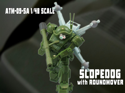 ATM-09-SA 1/48 SCALE SCOPEDOG with ROUNDMOVER