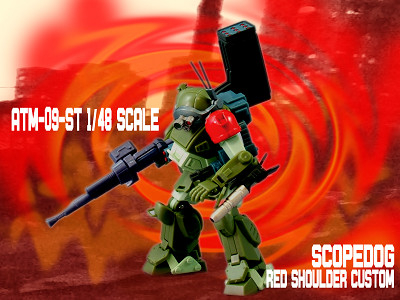 ATM-09-SA 1/48 SCALE SCOPEDOG RED SHOULDER CUSTOM